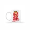 κεραμική κούπα christmas female tiger με αφιέρωση