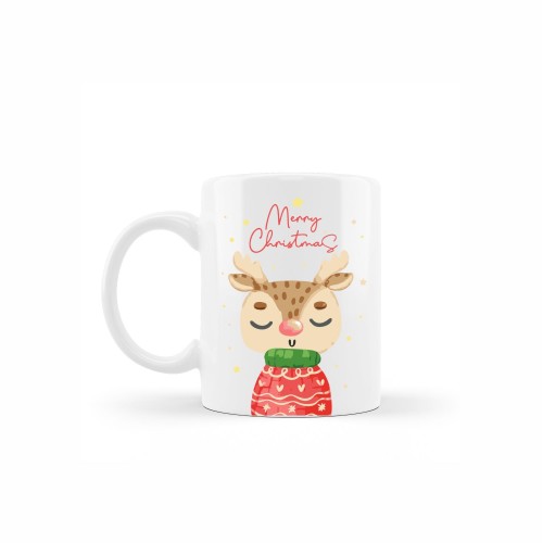 κεραμική κούπα christmas deer με αφιέρωση