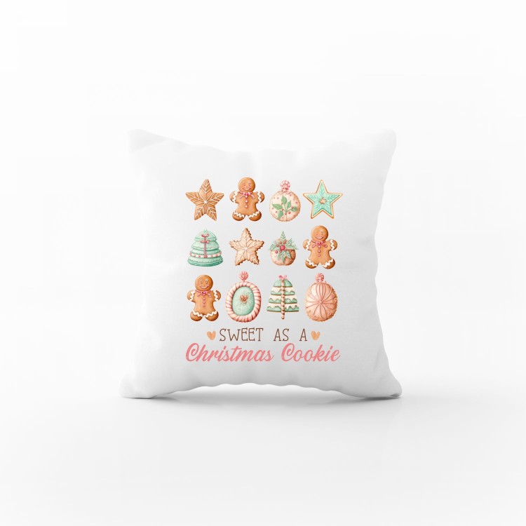 μαξιλάρι christmas cookie με αφιέρωση 30x30cm 
