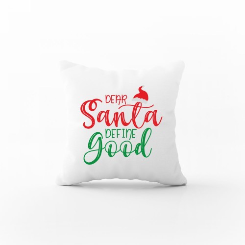 μαξιλάρι christmas dear santa με αφιέρωση 30x30cm 