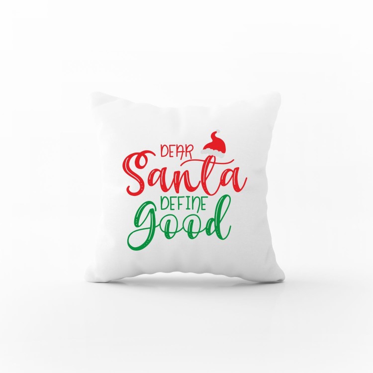 μαξιλάρι christmas dear santa με αφιέρωση 30x30cm 