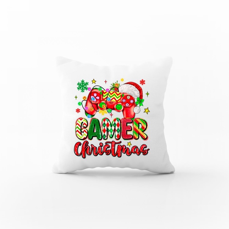 μαξιλάρι christmas gamer με αφιέρωση 30x30cm 