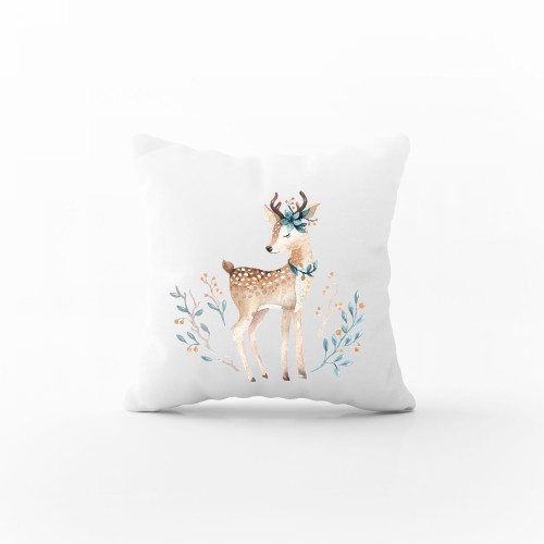 μαξιλάρι christmas deer II με αφιέρωση 30x30cm 