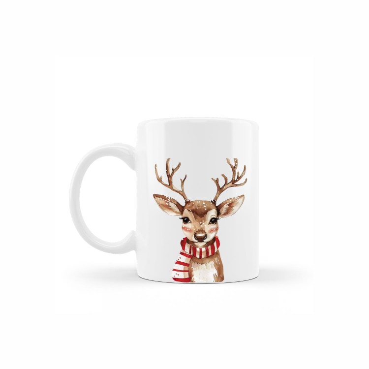 σετ κούπες christmas deer για νονό & νονά με αφιέρωση