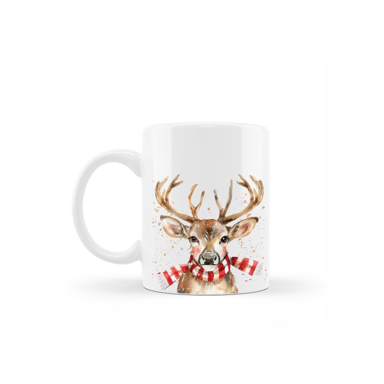σετ κούπες christmas deer για νονό & νονά με αφιέρωση