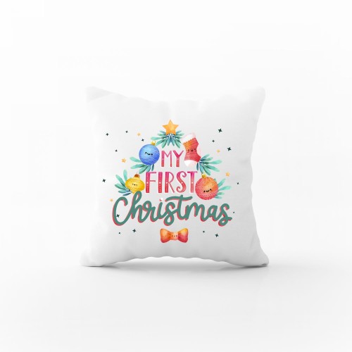 μαξιλάρι my 1st christmas προσωποποιημένο 30x30cm 