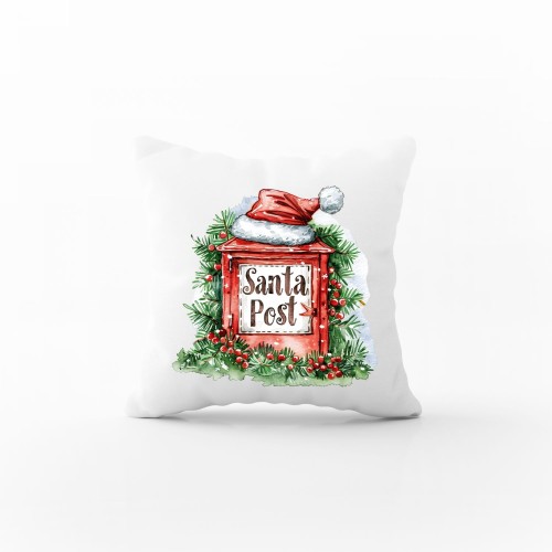 μαξιλάρι santa post με αφιέρωση 30x30cm 