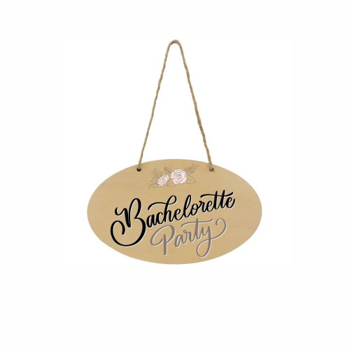 Ξύλινη ταμπέλα για bachelorette