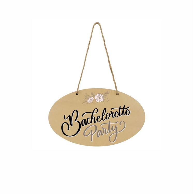 Ξύλινη ταμπέλα για bachelorette